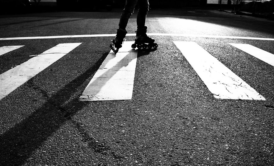 Playing With Shadows: Black And White Street Photography