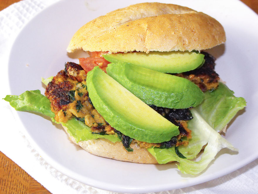 Delicious Slap Ya Mama Vegan Black Bean & Sweet Potato Burger