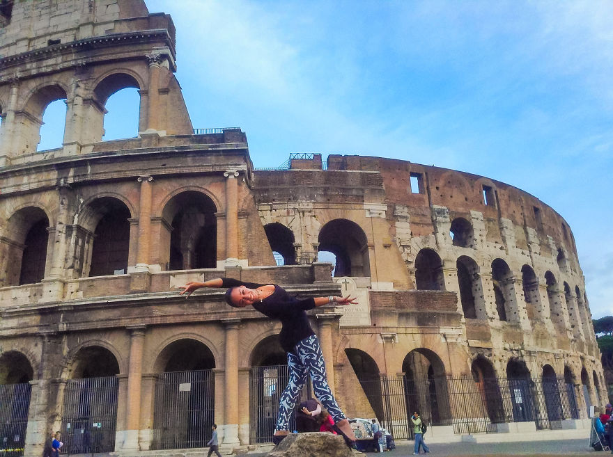 Rome, Italy At The Colosseum. Photo Credit Ellen Pugliese
