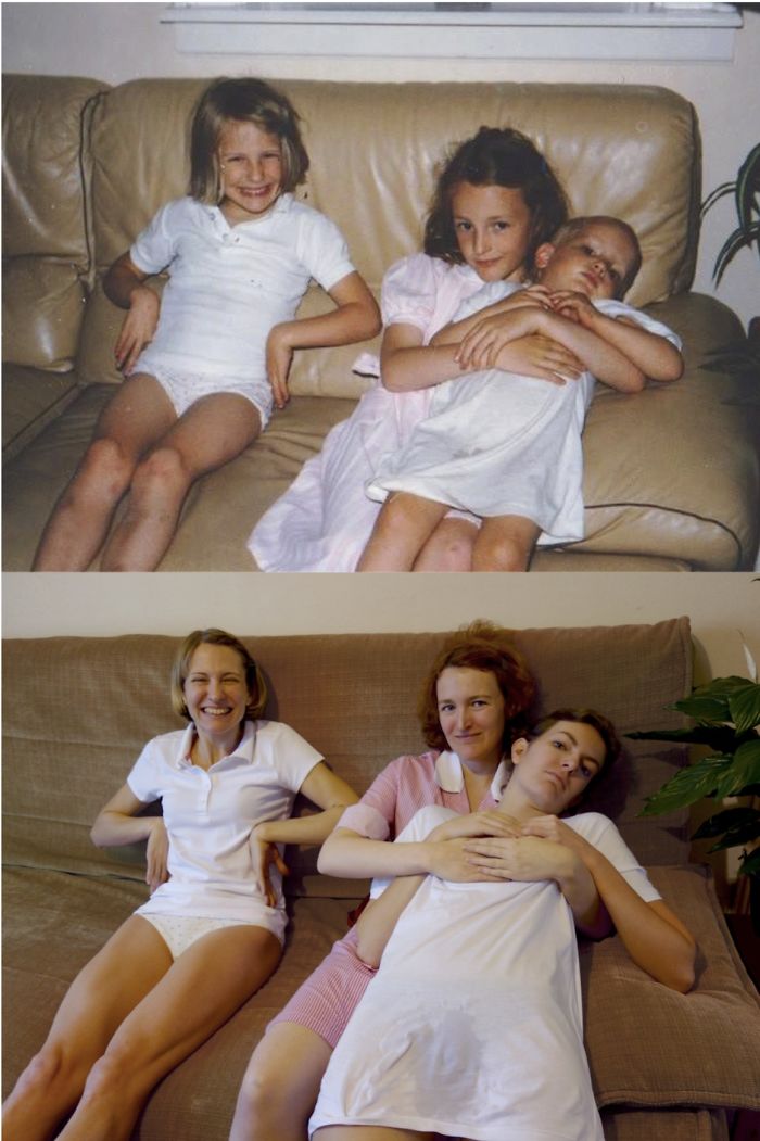 Sisters, Then And Now (2)
