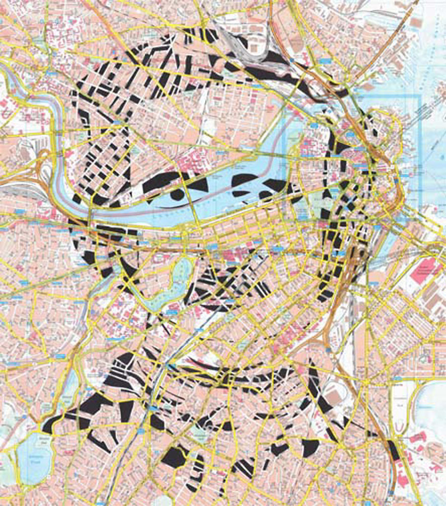 Edgar Allan Poe / Boston / Paper Cut Map