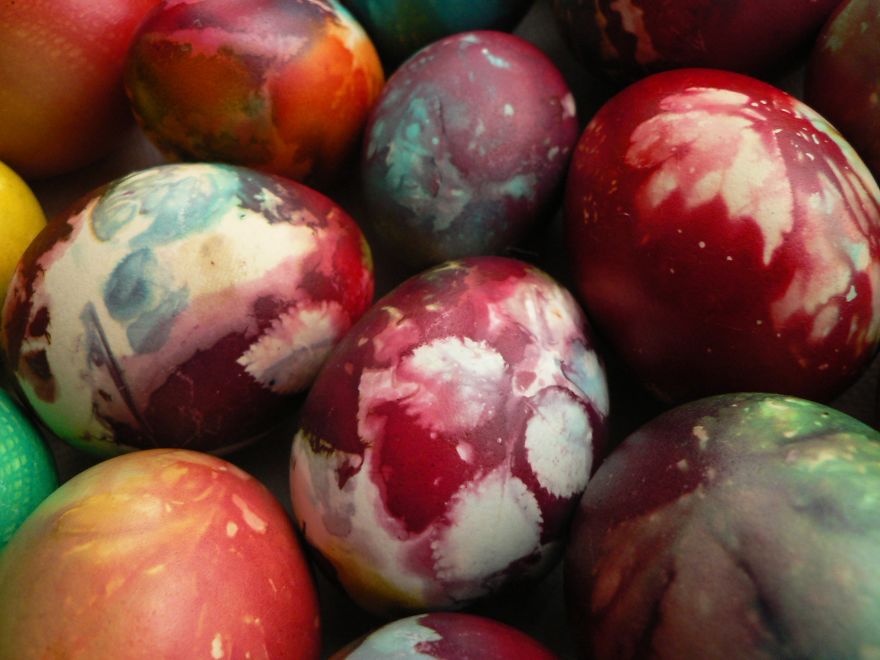 Colored Eggs I Painted For This Easter