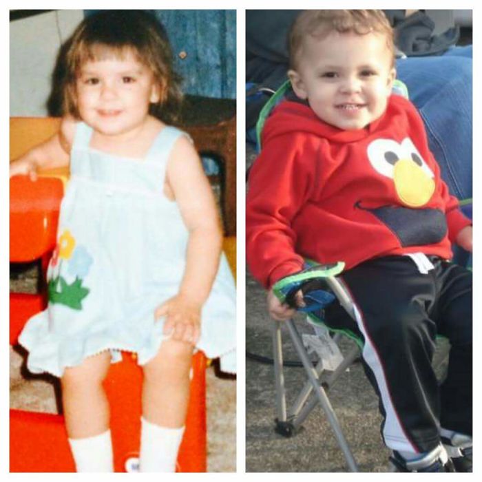 Mother And Son Around Age 2