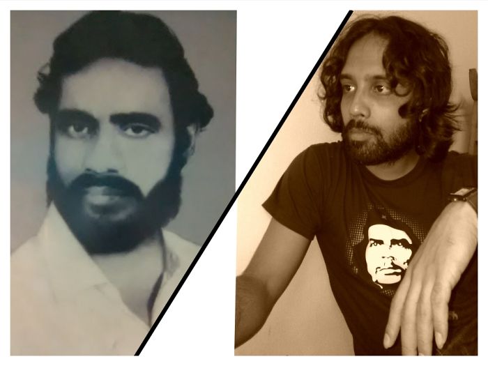 My Father In 1971, Just After The Victory Of Nine Month Long Liberation War For Bangladesh And Myself In 2010