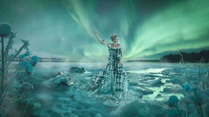 I Built A Dress Made Of Ice For My Maiden Of Finland Photoshoot