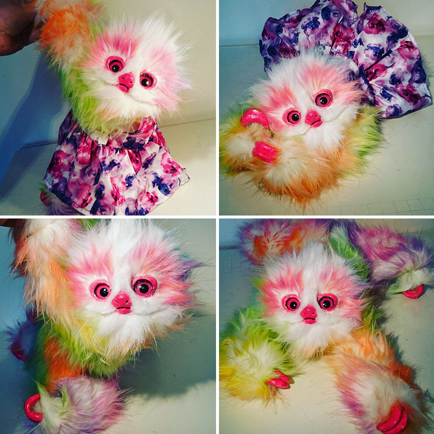 I Create Fantasy Rainbow Sloths That Are So Cute You Might Burst