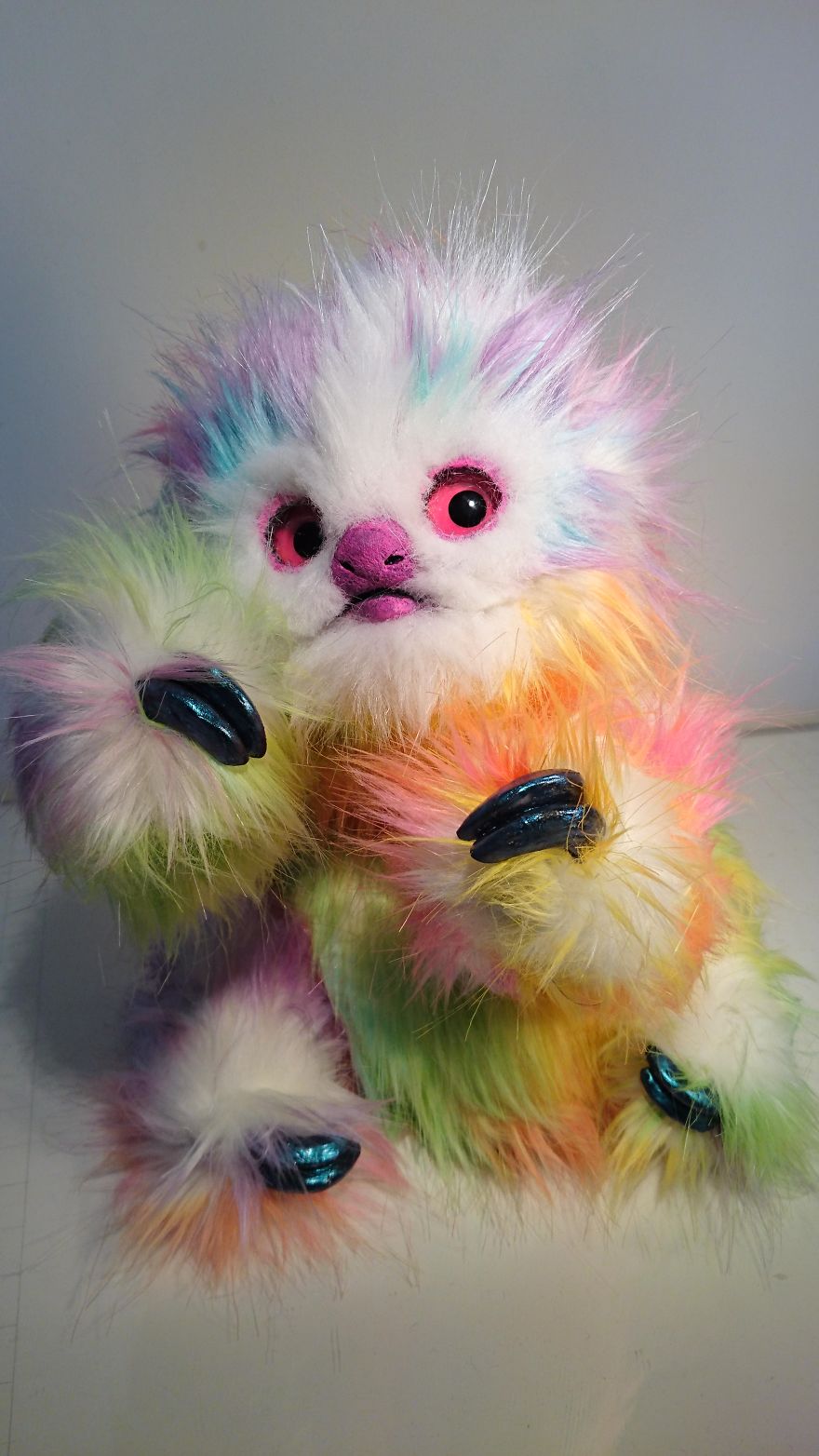 I Create Fantasy Rainbow Sloths That Are So Cute You Might Burst