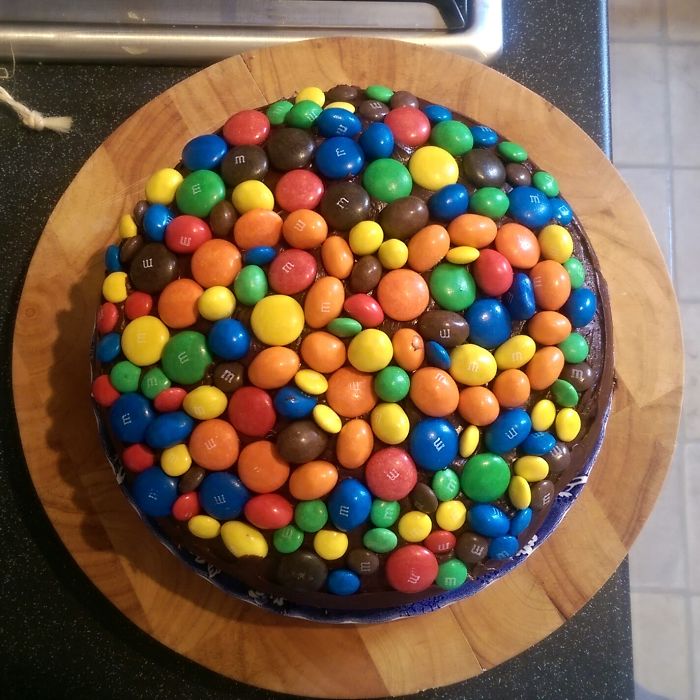 30th Birthday Cake I Made For My Colour Blind Friend