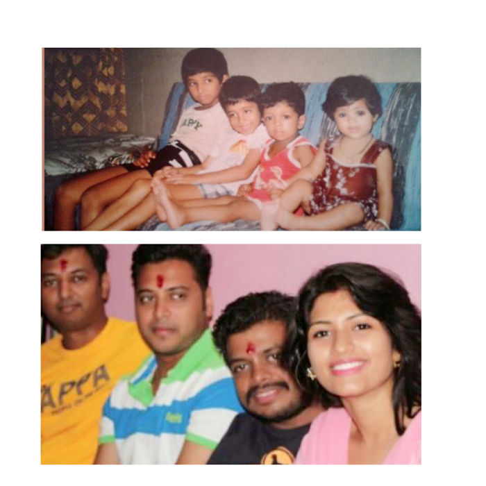 My Cousins Then & Now... 25 Years Later...
