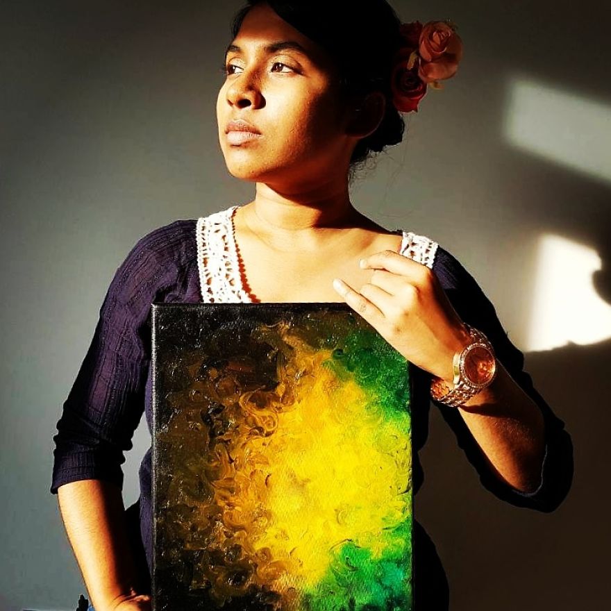 Abstract Portraiture Series Based On Synesthesia By Hannah Ilham