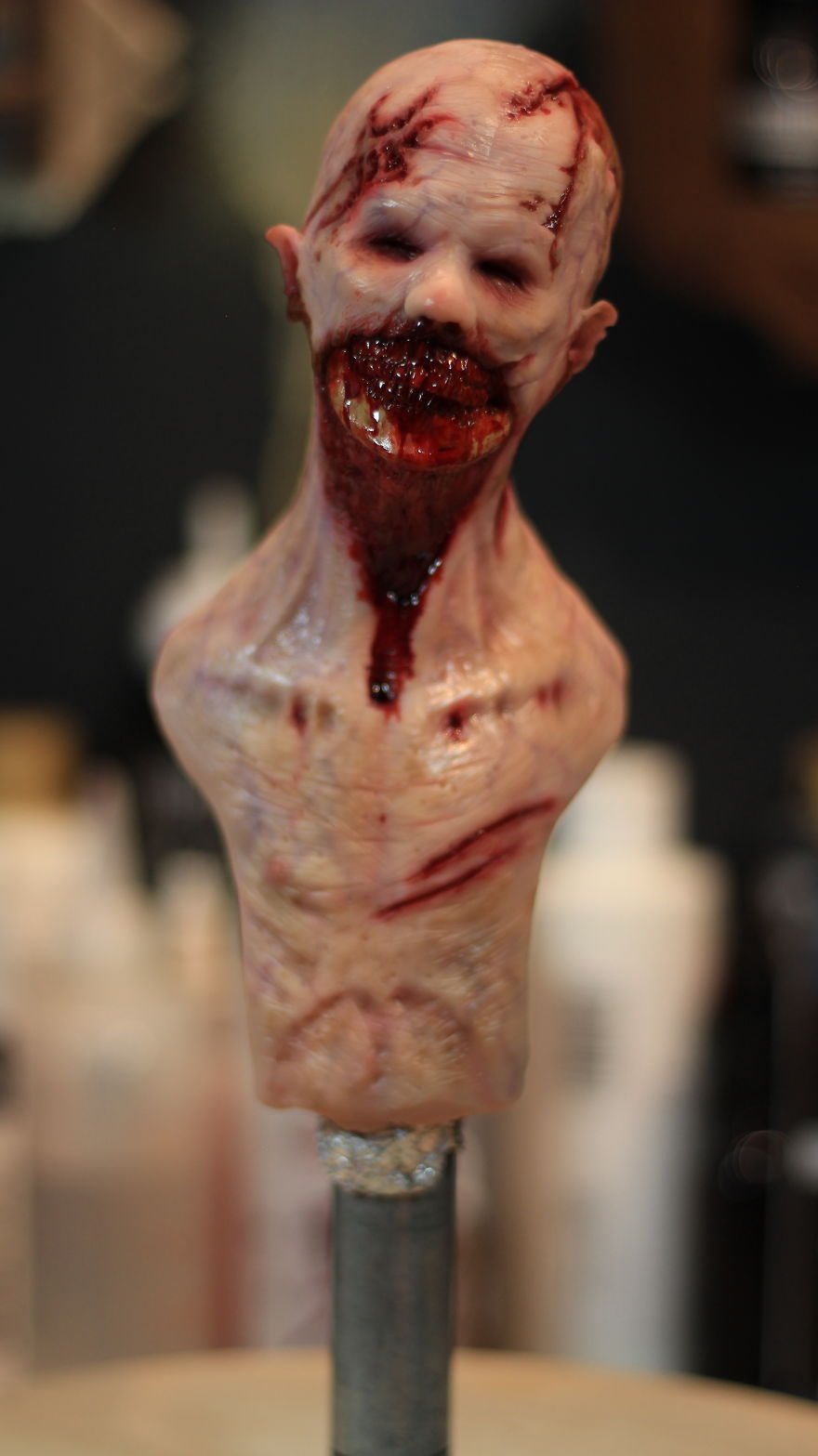 Zombie Sculpture - Sculpted With Super Sculpey Polymer Clay Zombie Sculpture - Sculpted With Super Sculpey Polymer Clay