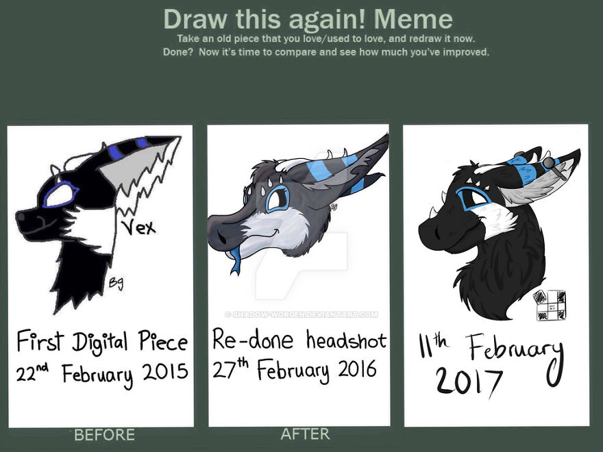 Draw It Again - The Change In A Year