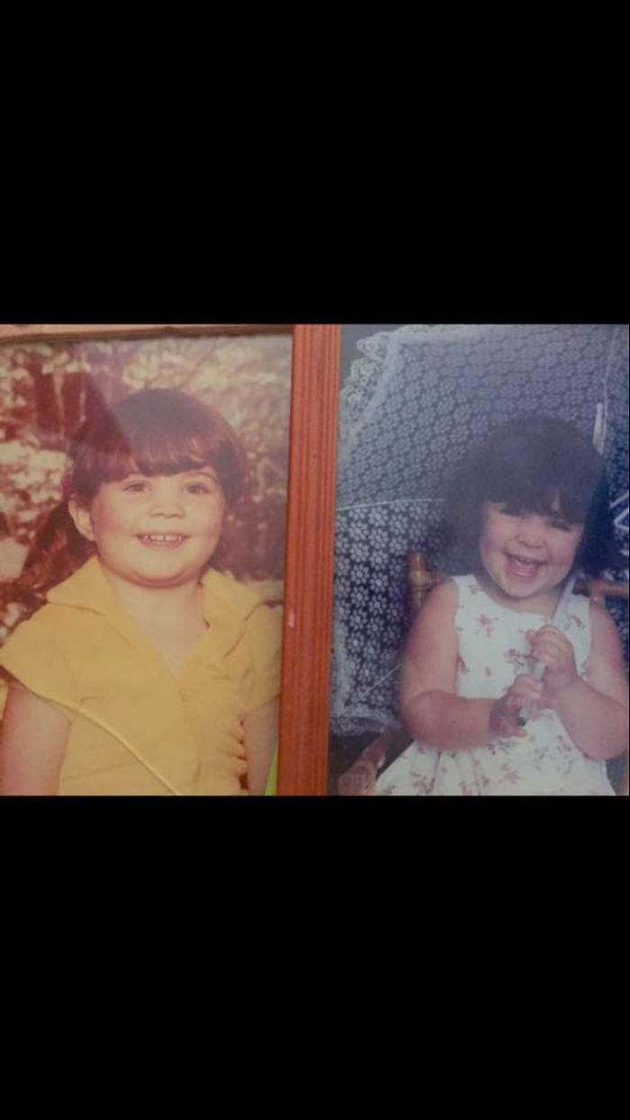 My Daughter And I Both Aged 2