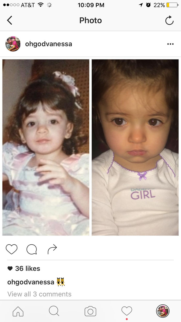 My Daughter And I Around The Same Age.