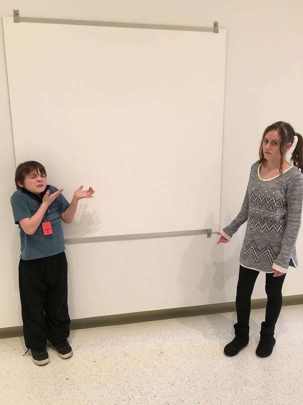 My Kids Don't Understand Modern "art" At Pittsburgh's Carnegie Museum.