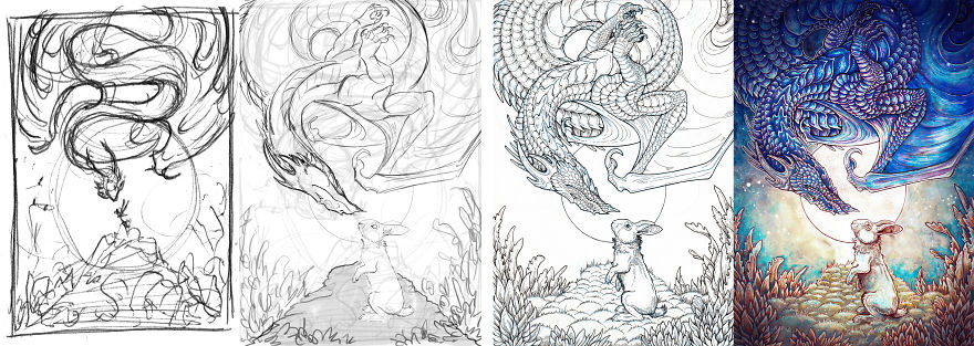 I've Created A Sketchbook Full Of Dragons And Mythical Creatures