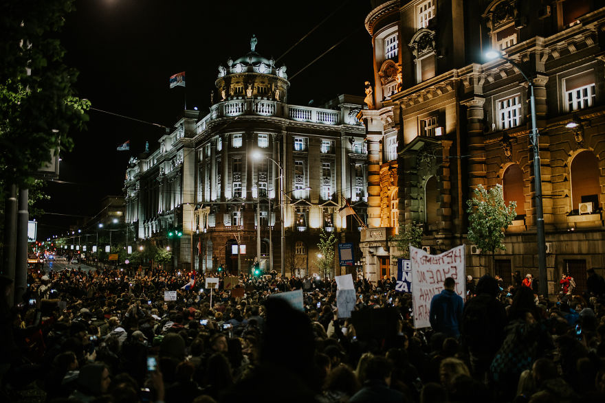 Belgrade 2017 Post Election Protests