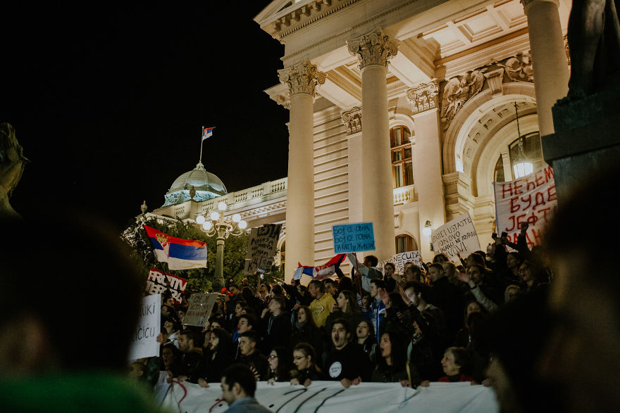 Belgrade 2017 Post Election Protests