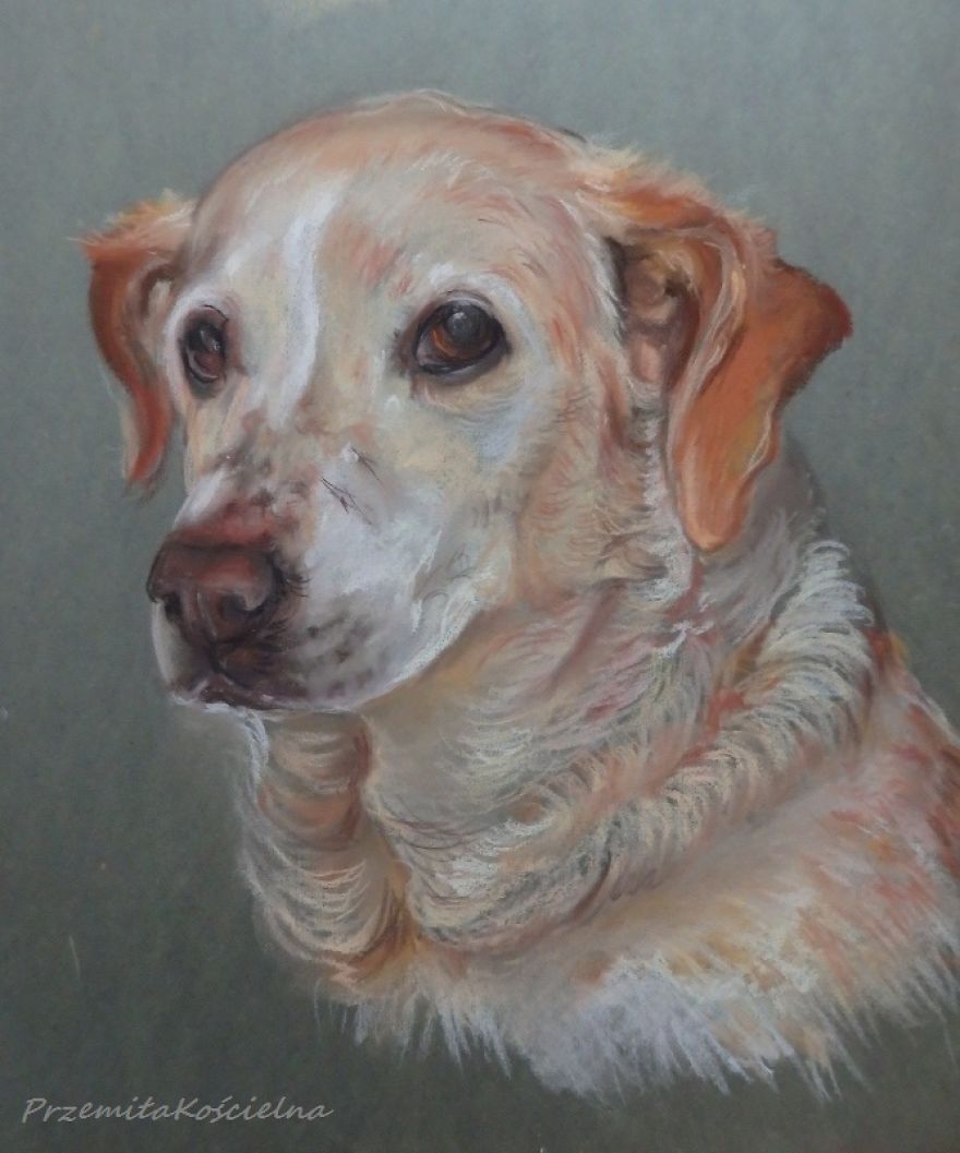 Freckles. Pastel Sketch For Oil Painting Portrait