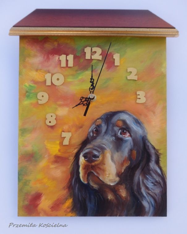 Automn Clock (Gordon Setter)