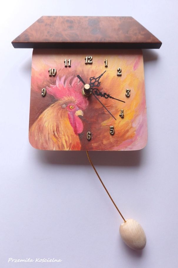 Clock With Egg