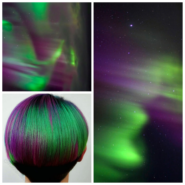Holographic Northern Lights