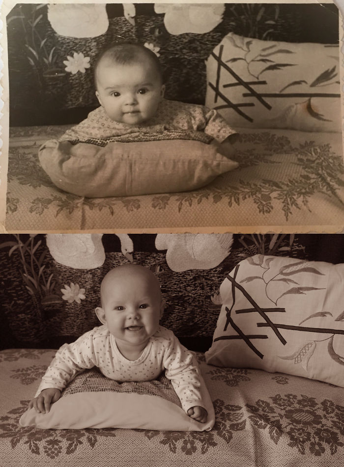 My Baby Daughter And My Mother At The Same Age