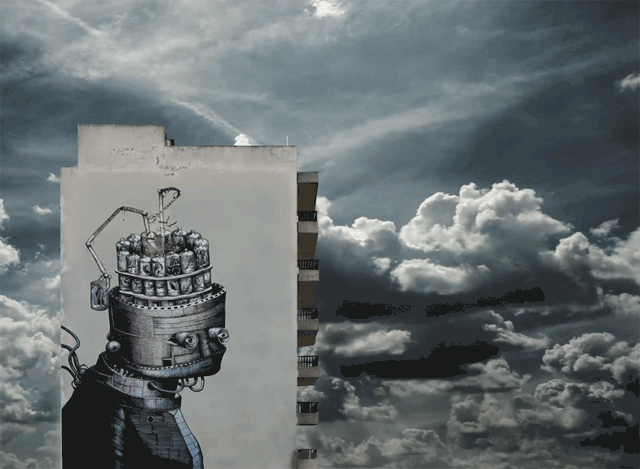 Spanish Photographer A.l. Crego Turns Street Art Graffiti Into Animated Gifs