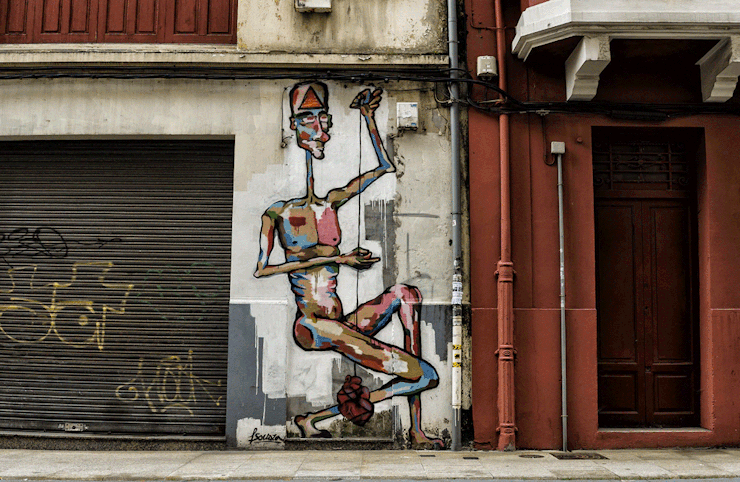Spanish Photographer A.l. Crego Turns Street Art Graffiti Into Animated Gifs