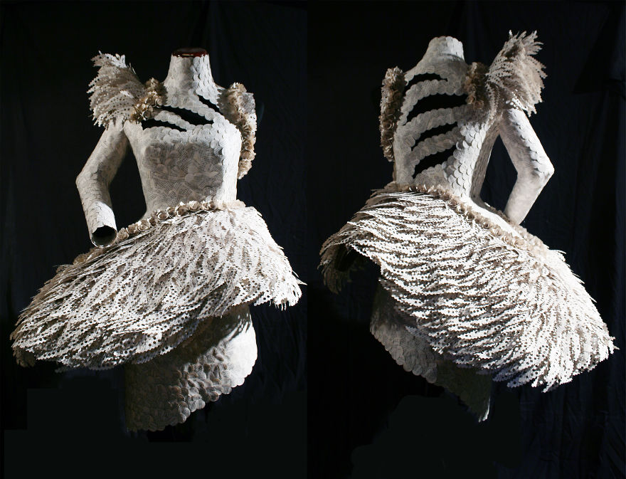 A Novel Idea: Artist Creates Dresses Out Of Romance Novels