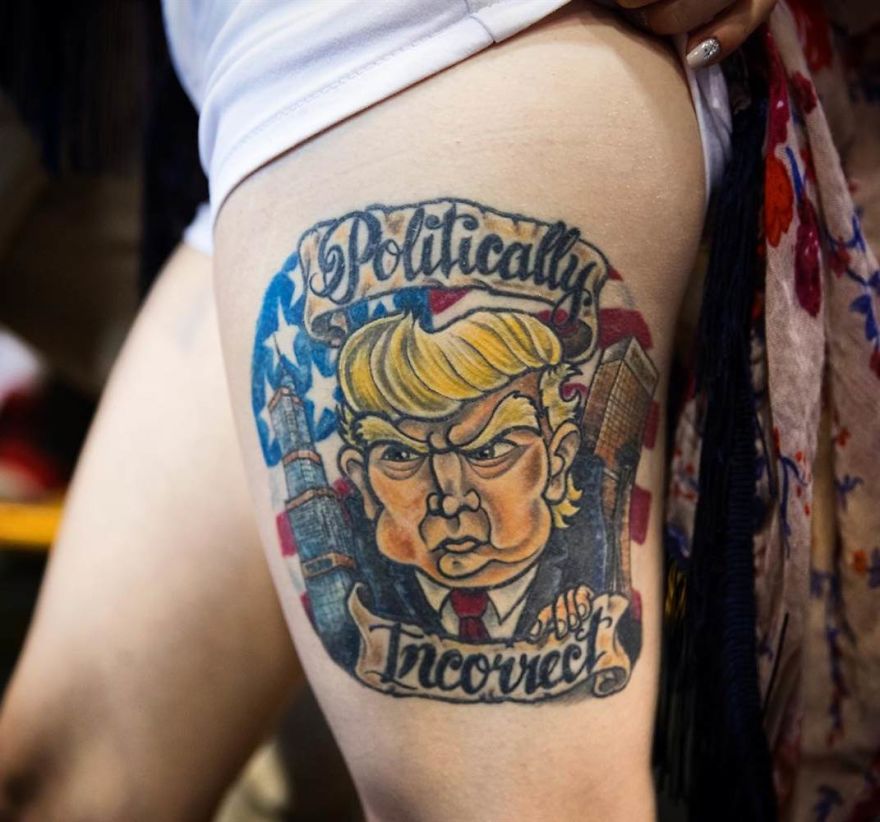 Tattoos Show How Crazy People Are By Donald Trump