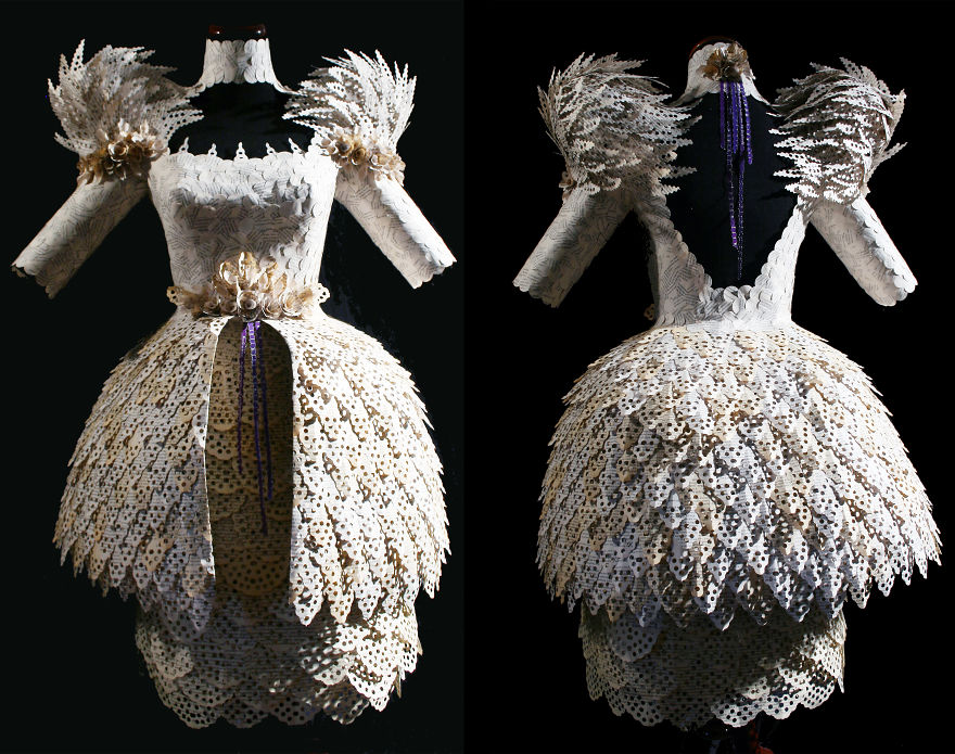 A Novel Idea: Artist Creates Dresses Out Of Romance Novels