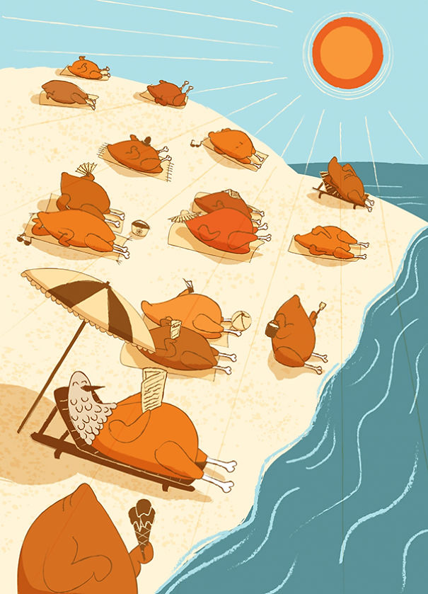 These Illustrations Turn Vegans Into Meat Lovers These Illustrations Turn Vegans Into Meat Lovers