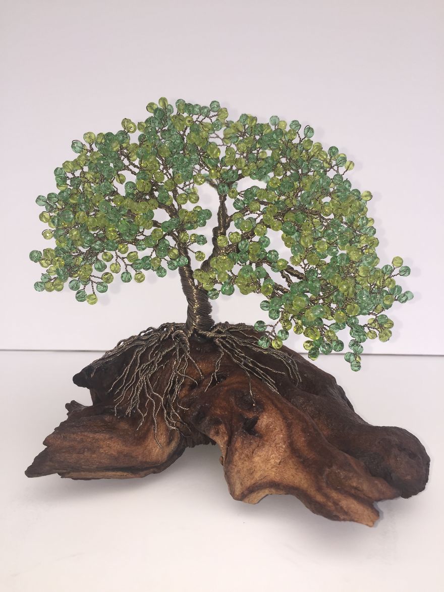 Wire Tree Sculptures By Metal Bonsai