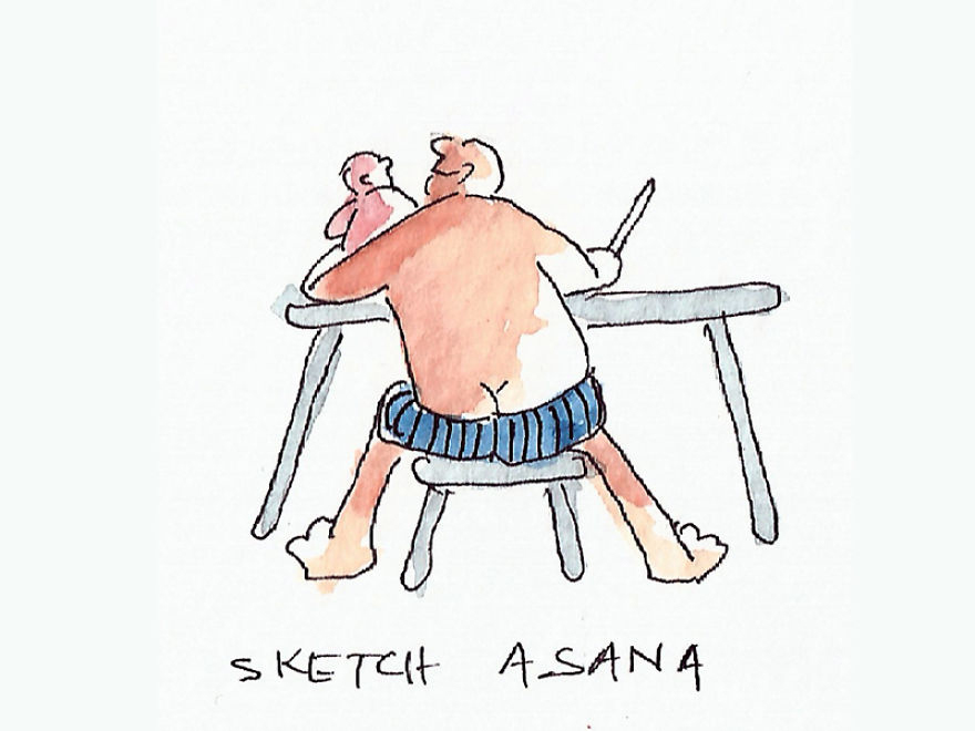 Sketch "Asana"