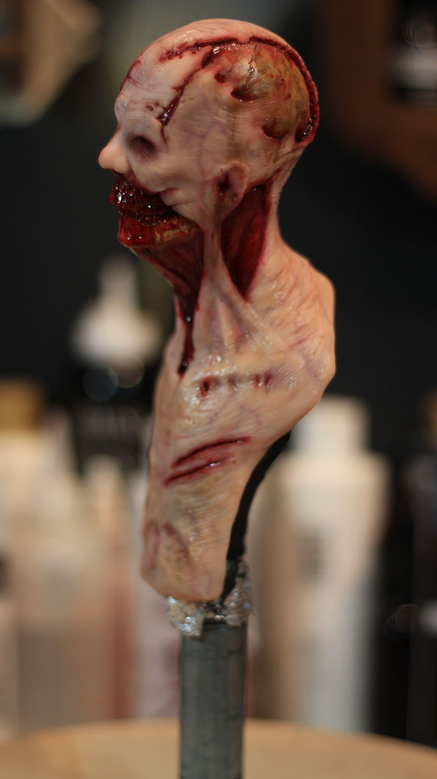Zombie Sculpture - Sculpted With Super Sculpey Polymer Clay Zombie Sculpture - Sculpted With Super Sculpey Polymer Clay