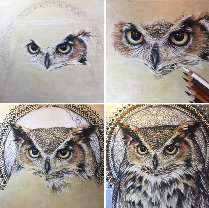 I Draw Animals On Wood Panels