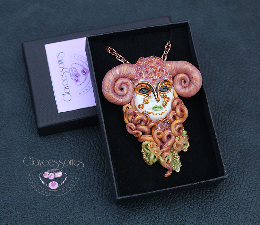 Zodiac Signs Art From Polymer Clay