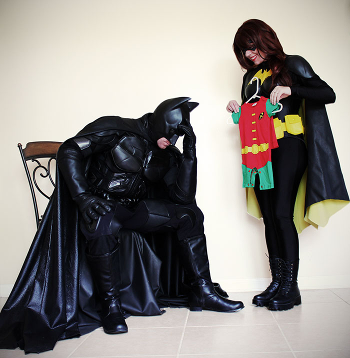 Couple Announces They’re Expecting “A Sidekick” As Batman And Batgirl, And Their Pics Are Going Viral