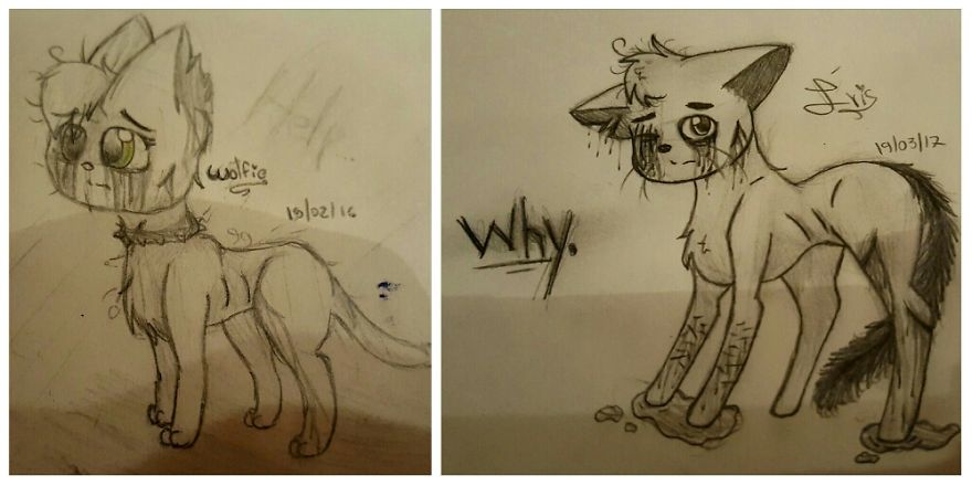 Before & After. One Year Difference, 15 Years Old. Still Improving. (: