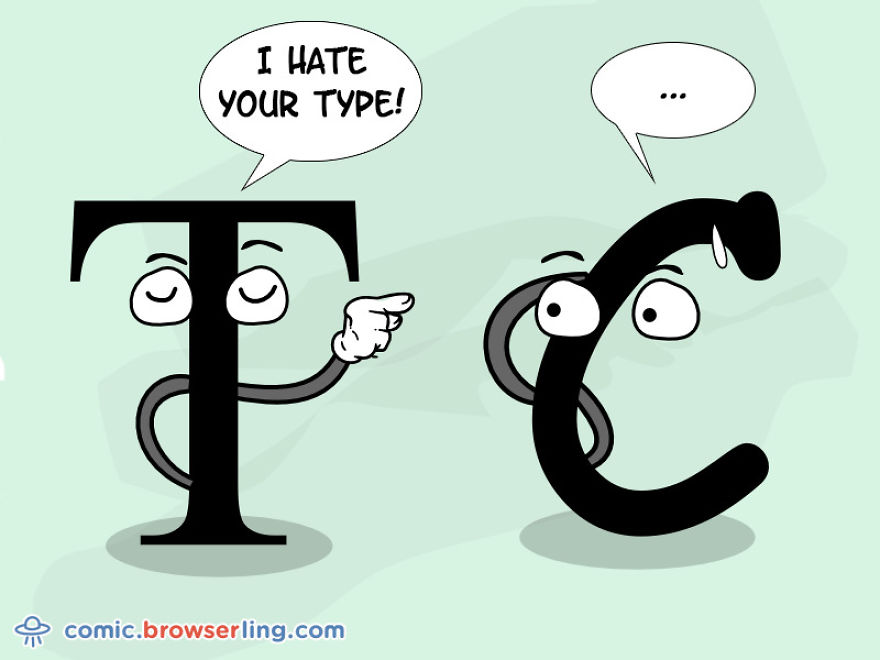 I Illustrated A Joke About Comic Sans