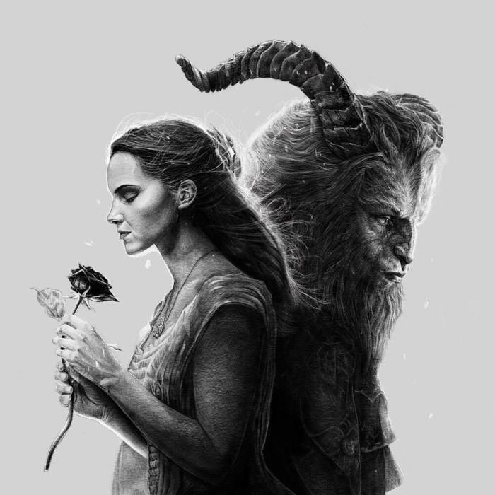 Beauty And The Beast Fan Art Time Lapse
