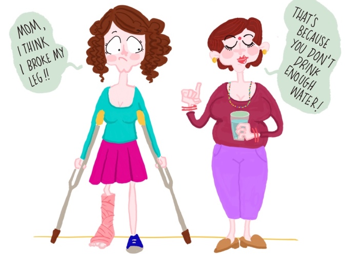 I Illustrate Conversations With My Mom, To Show How It Is To Be An Adult Woman In South Asia