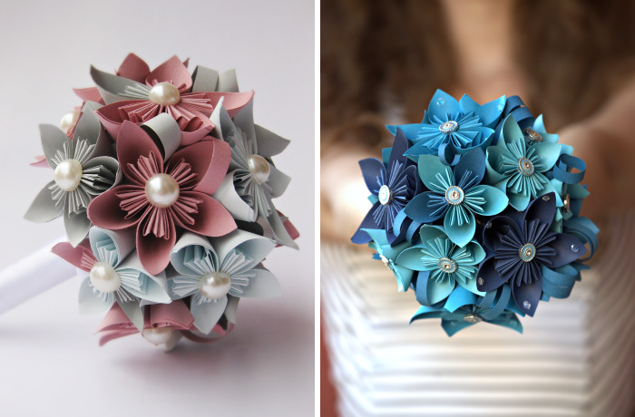 I Create Paper Kusudama Bouquets For Weddings