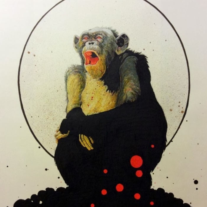 I Draw Using Ink And Pigments