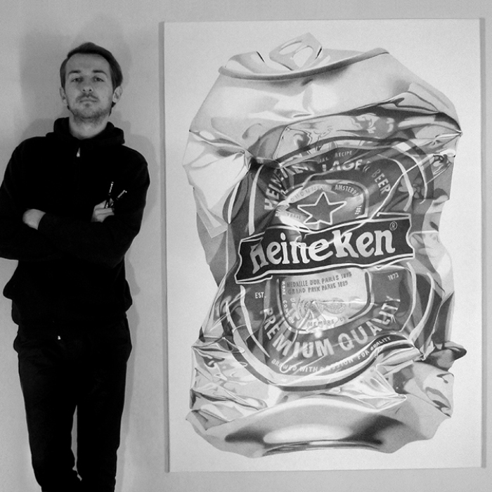 It Takes About Three Weeks To Complete Each Of My Realistic Can Drawings