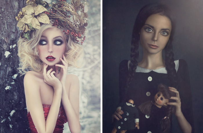 I Create Fantasy-Like Images By Giving Big Eyes To My Models
