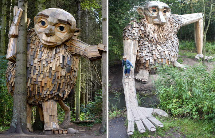 I Hide Giants That I Make From Wood In The Wilderness Of Copenhagen