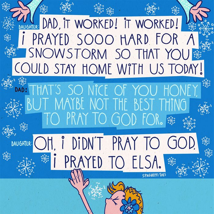 Dad Turns His Daughter’s Sayings Into Illustrations