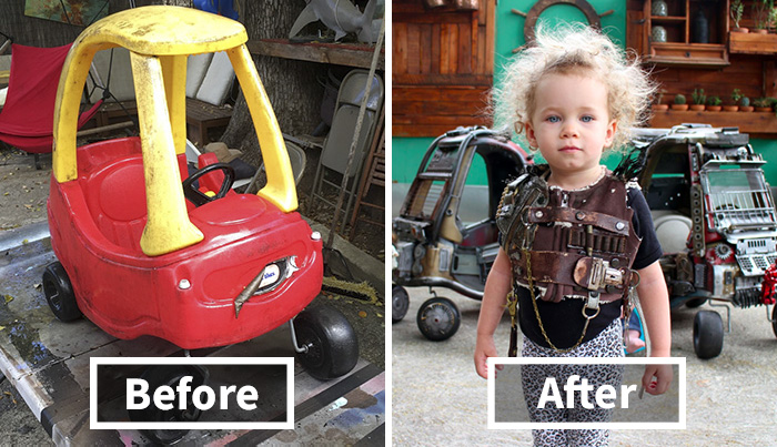 Dad Turns Kids’ Toy Cars Into Badass “Mad Max” Vehicles